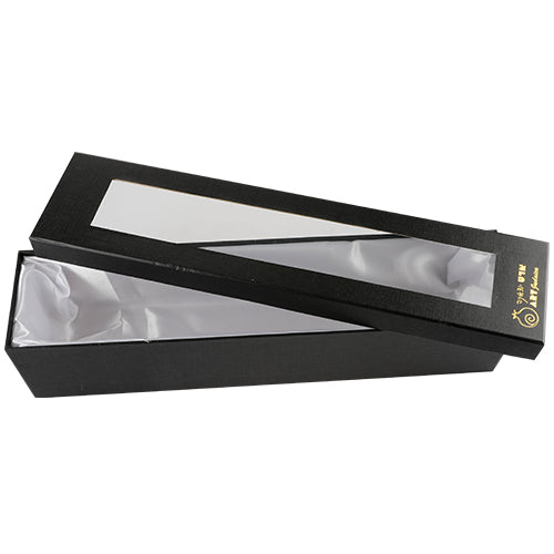 בית מגילה אשכנזי עץ + אקריליק שקוף עם פלקטה עבור קל