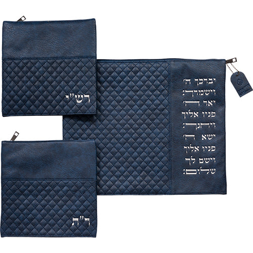 סט טלית תפילין רש"יתם דמוי עור